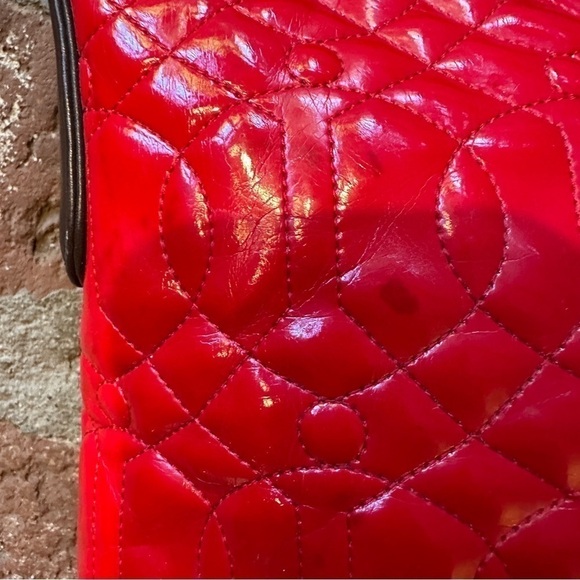 Donald J Pliner red & brown hobo bag - Picture 4 of 16